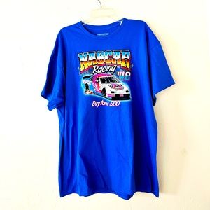 NASCAR Blue Graphic T-Shirt XXL BNWT